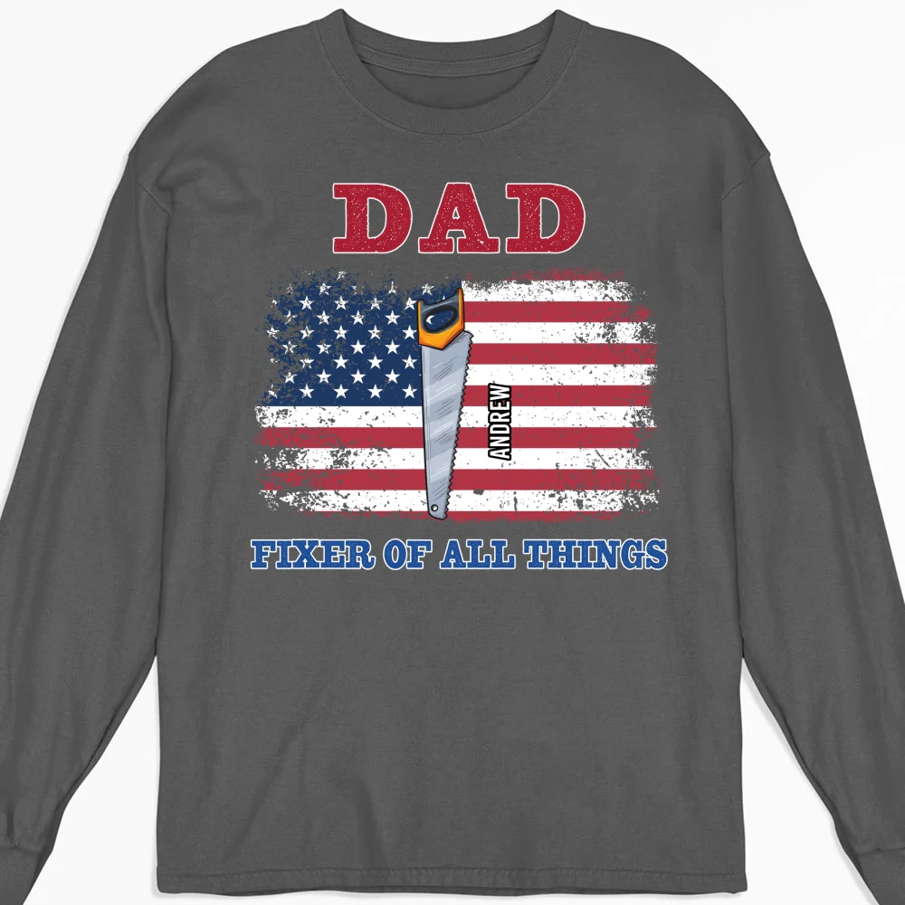 Handy Dad Hero At Home - Personalized Custom Shirt - Image 15