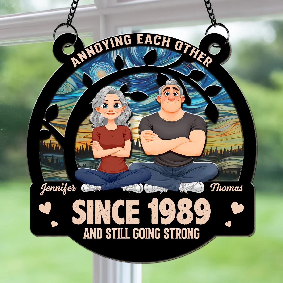 Happily Ever After - Personalized Custom Suncatcher