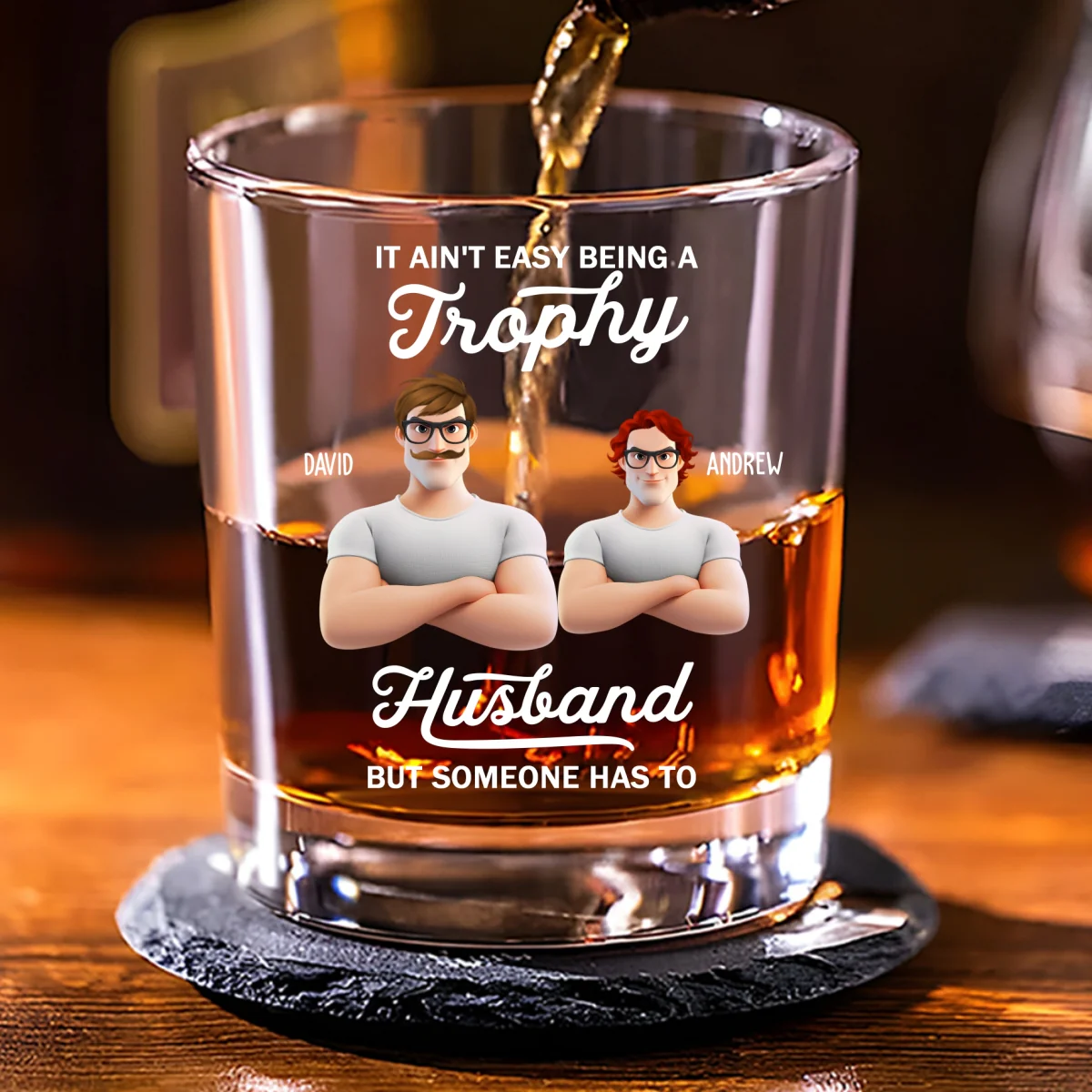 Happiness Begins With You - Personalized Custom Whiskey Glass - Image 7
