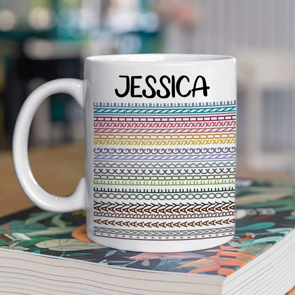 Happiness Hits Like A Truck - Personalized Custom Coffee Mug - Image 2
