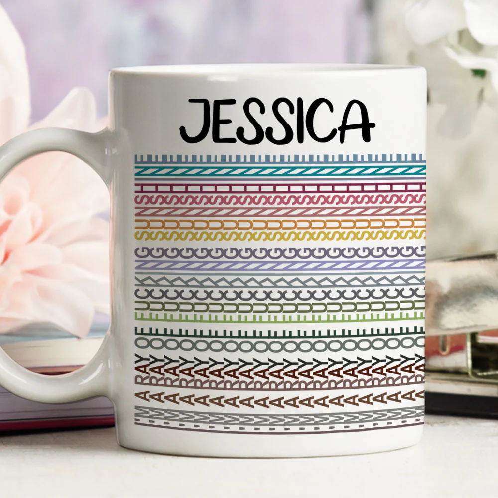 Happiness Hits Like A Truck - Personalized Custom Coffee Mug - Image 3
