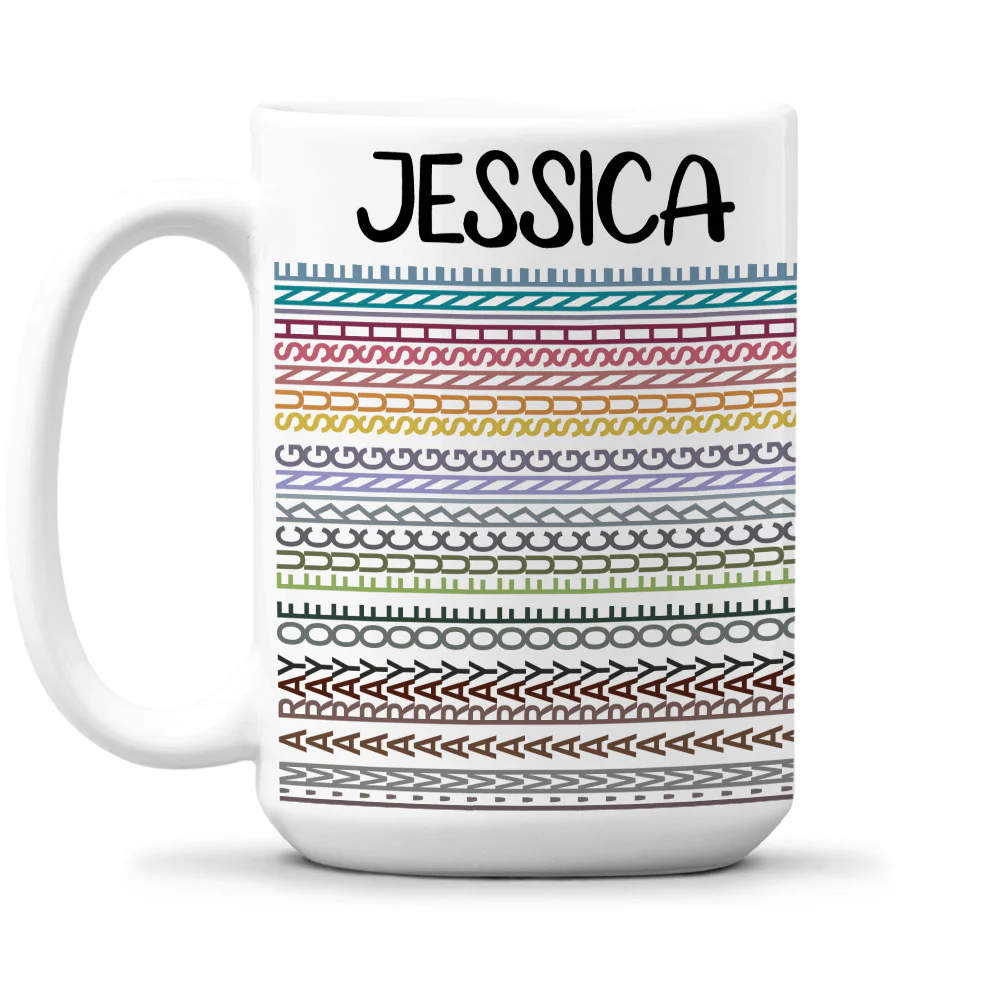 Happiness Hits Like A Truck - Personalized Custom Coffee Mug - Image 4