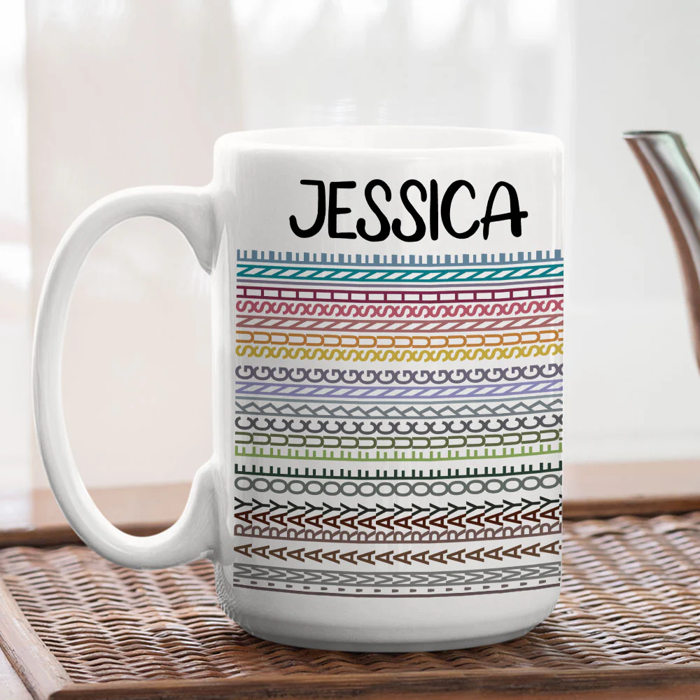 Happiness Hits Like A Truck - Personalized Custom Coffee Mug - Image 5