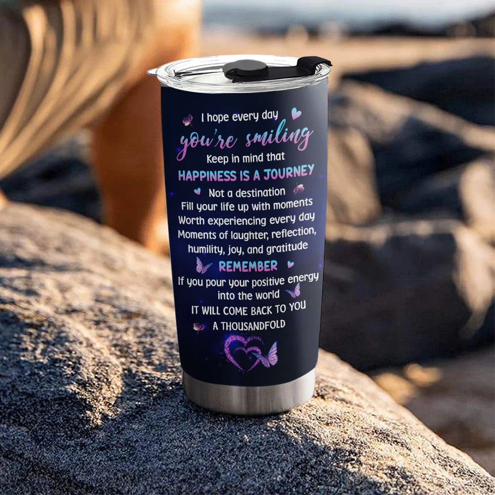 Happiness Is A Journey - Tumbler - Image 3