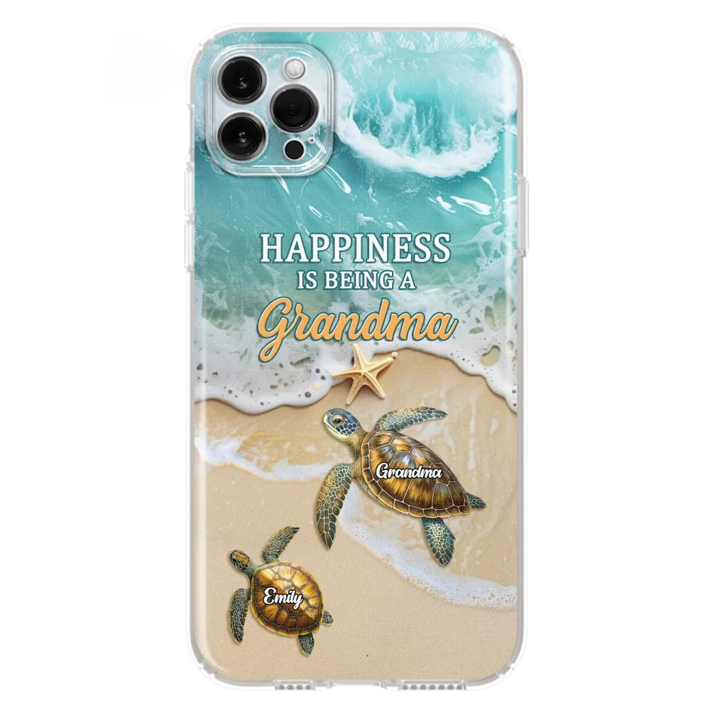 Happiness Is Being A Grandma - Personalized Custom Phone Case - Image 15