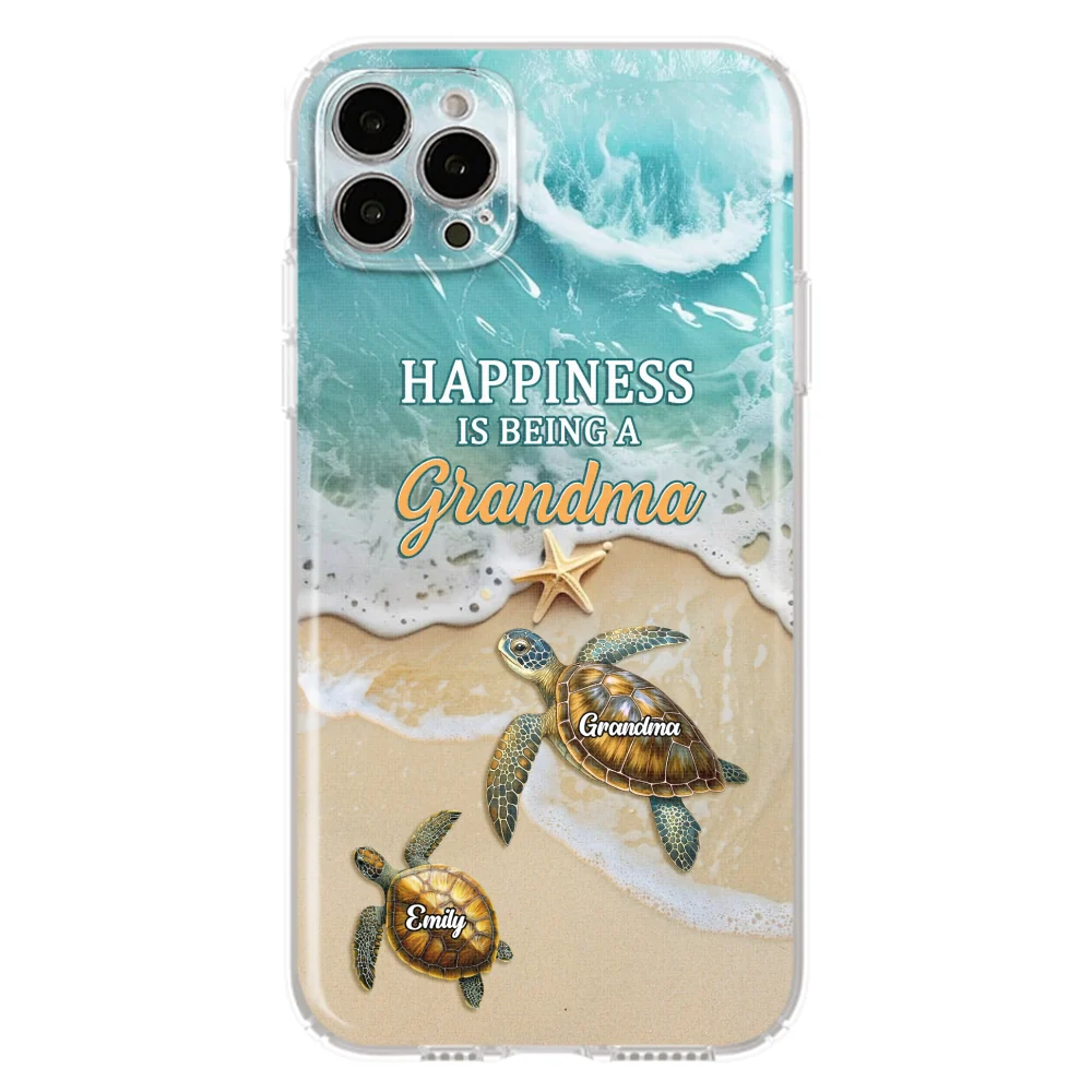 Happiness Is Being A Grandma - Personalized Custom Phone Case - Image 16