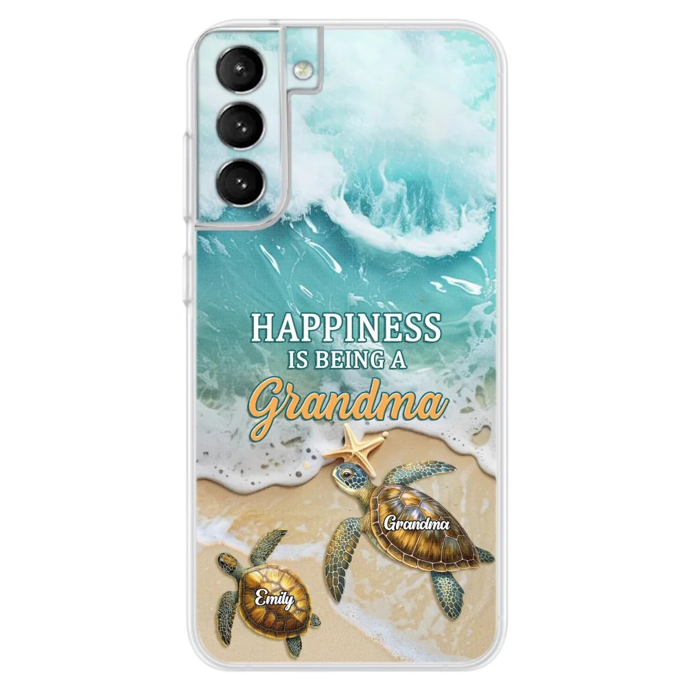 Happiness Is Being A Grandma - Personalized Custom Phone Case - Image 28