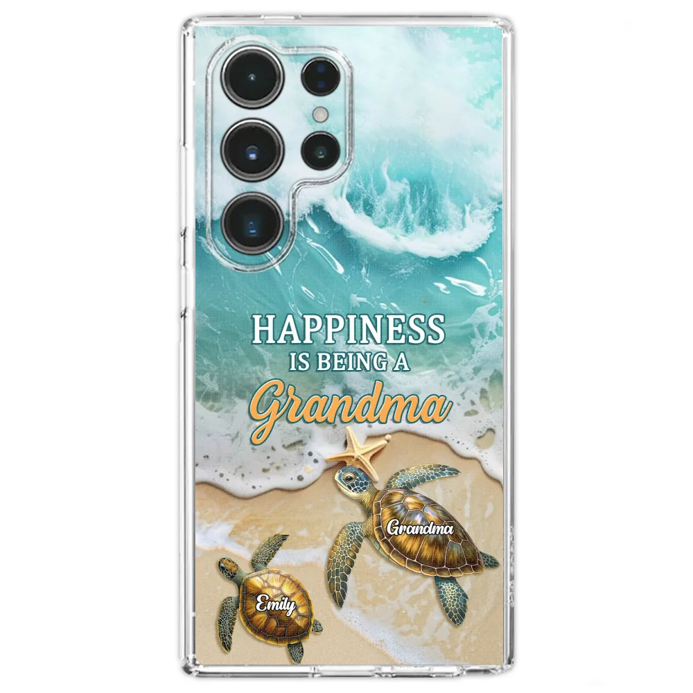 Happiness Is Being A Grandma - Personalized Custom Phone Case - Image 29