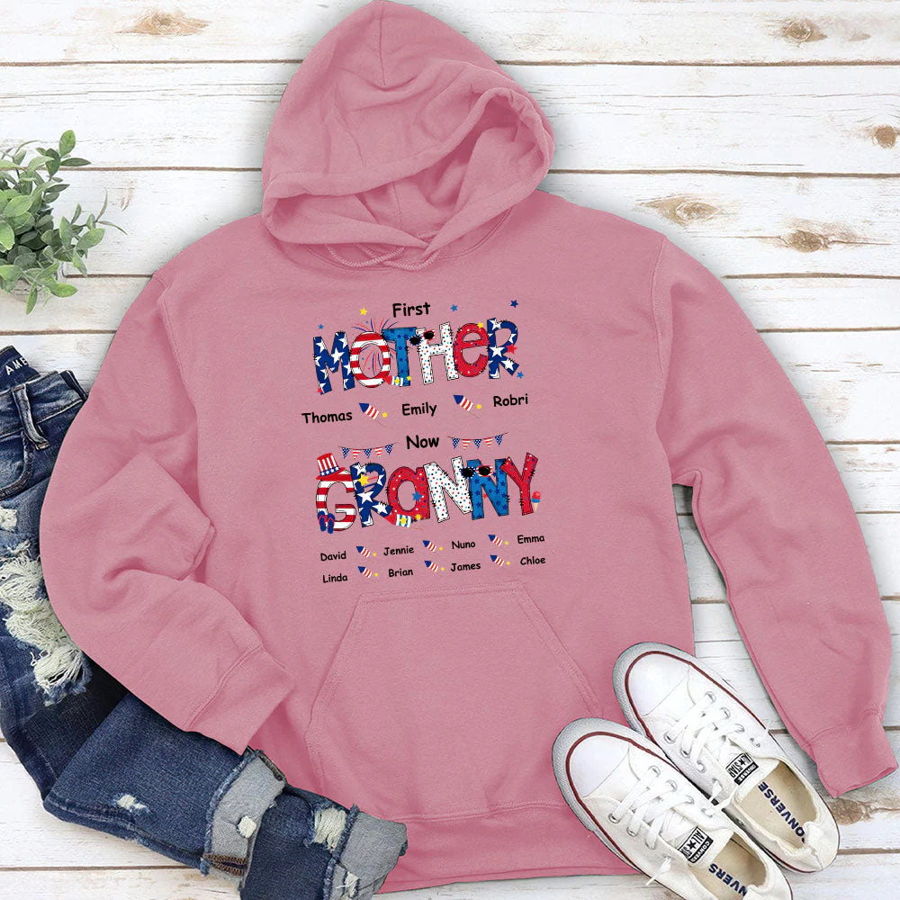 Happiness Is Being A Mom - Personalized Custom Hoodie - Image 3