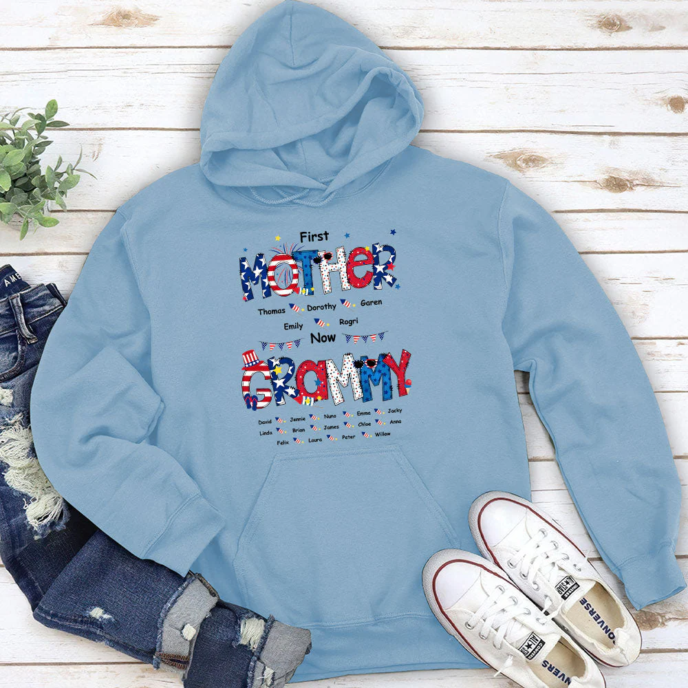 Happiness Is Being A Mom - Personalized Custom Hoodie - Image 4