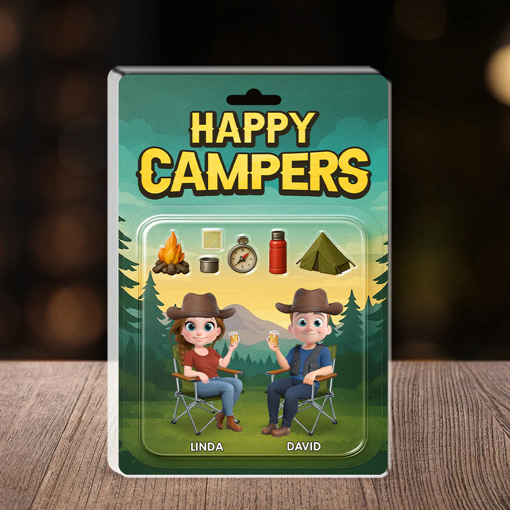 Happy Campers - Personalized Custom Acrylic Plaque - Image 3