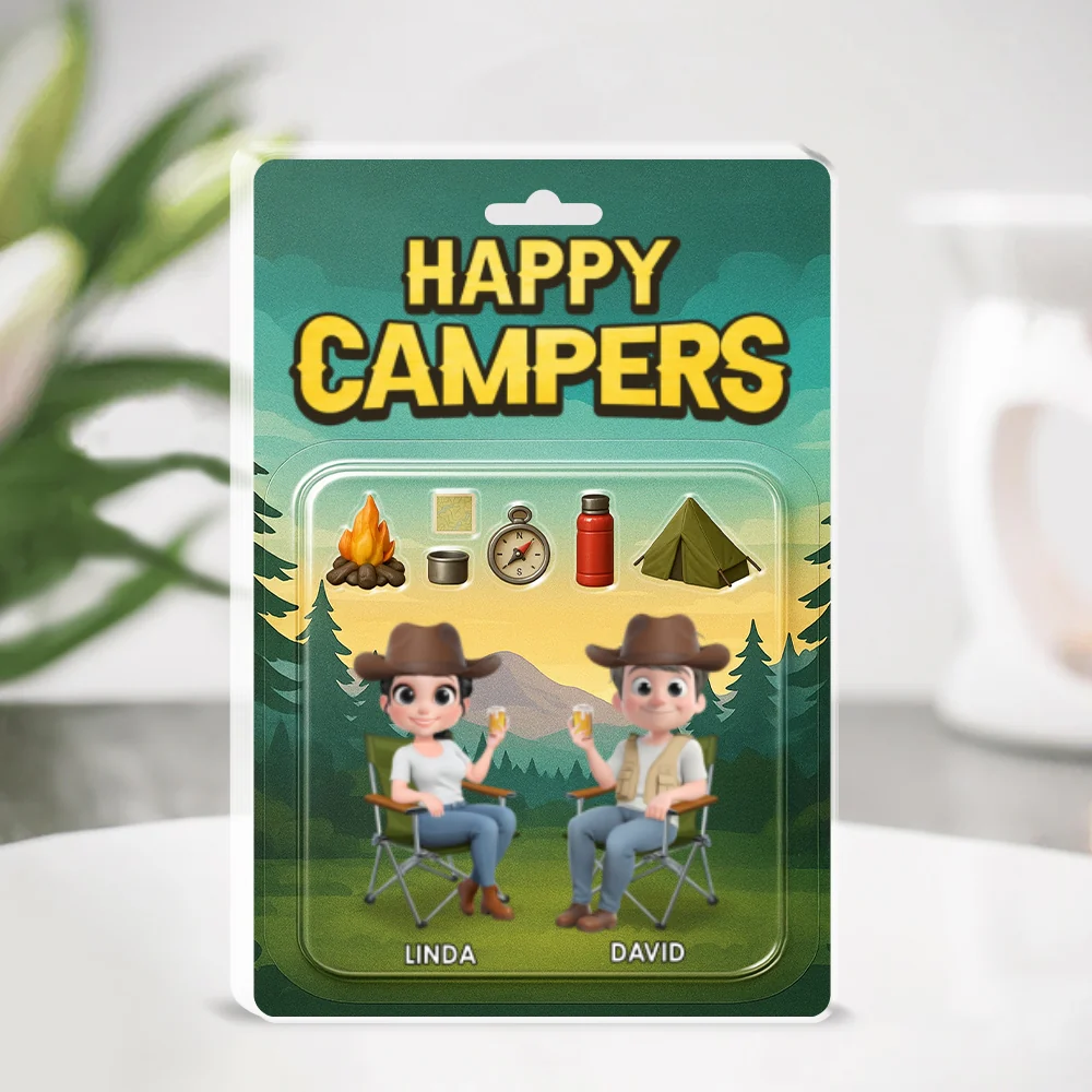 Happy Campers - Personalized Custom Acrylic Plaque - Image 6