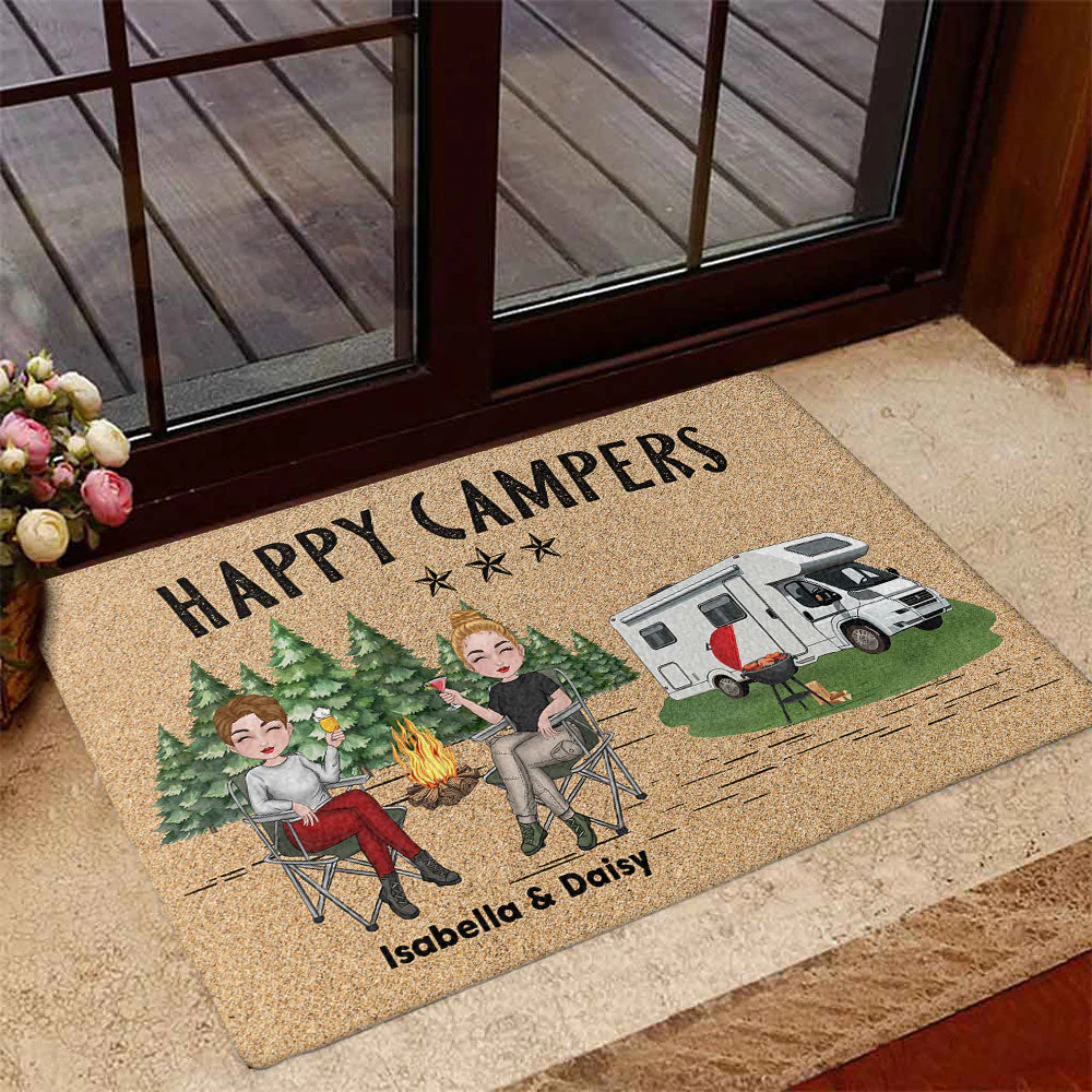 Happy Campers - Personalized Custom Doormat - Image 5