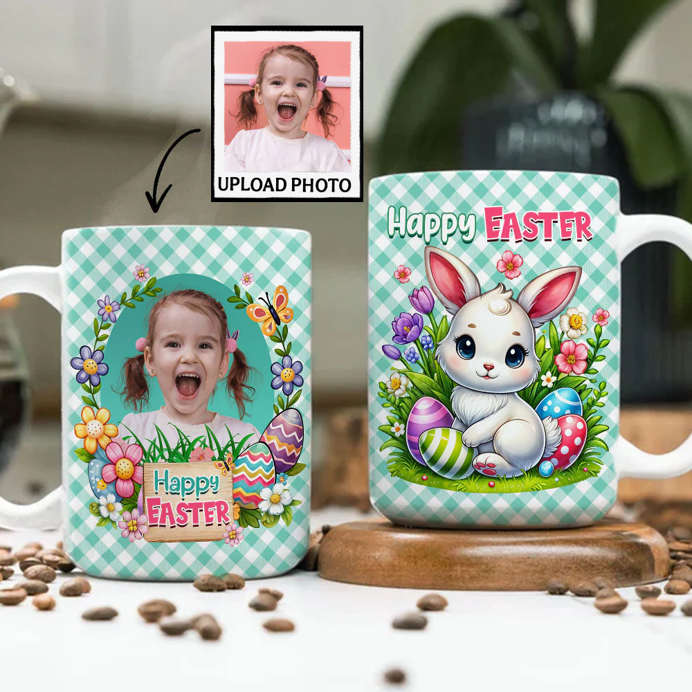 Happy Easter - Personalized Custom Coffee Mug - Image 2