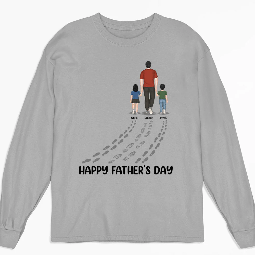Happy Fathers Day Best Dad Ever - Personalized Custom Shirt - Image 5