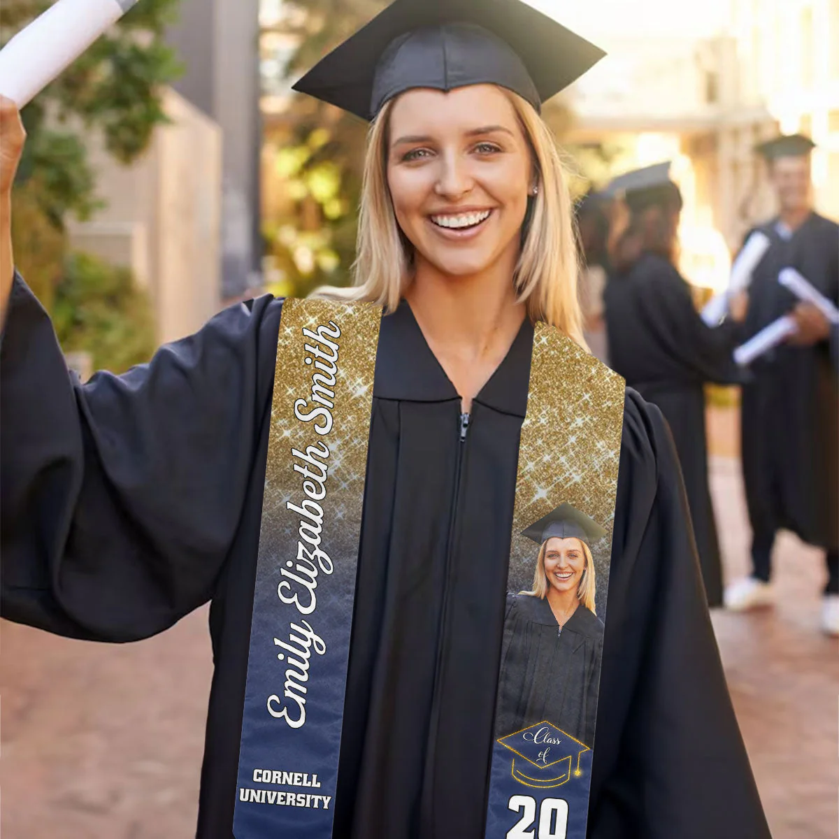 Happy Graduation 2025 - Personalized Custom Graduation Stole - Image 4