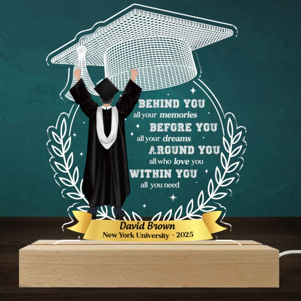 Happy Graduation - Personalized Custom LED Light - Image 5