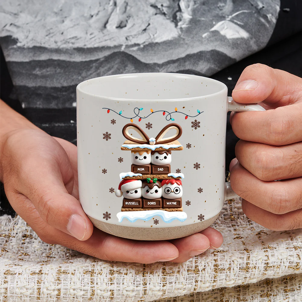 Happy Smores - Personalized Custom Pottery Mug - Image 3