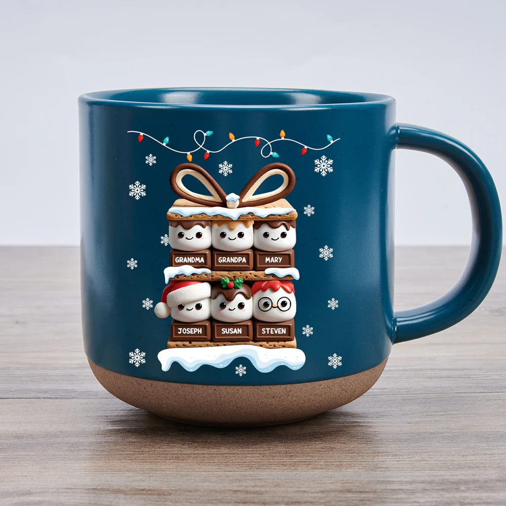 Happy Smores - Personalized Custom Pottery Mug - Image 5