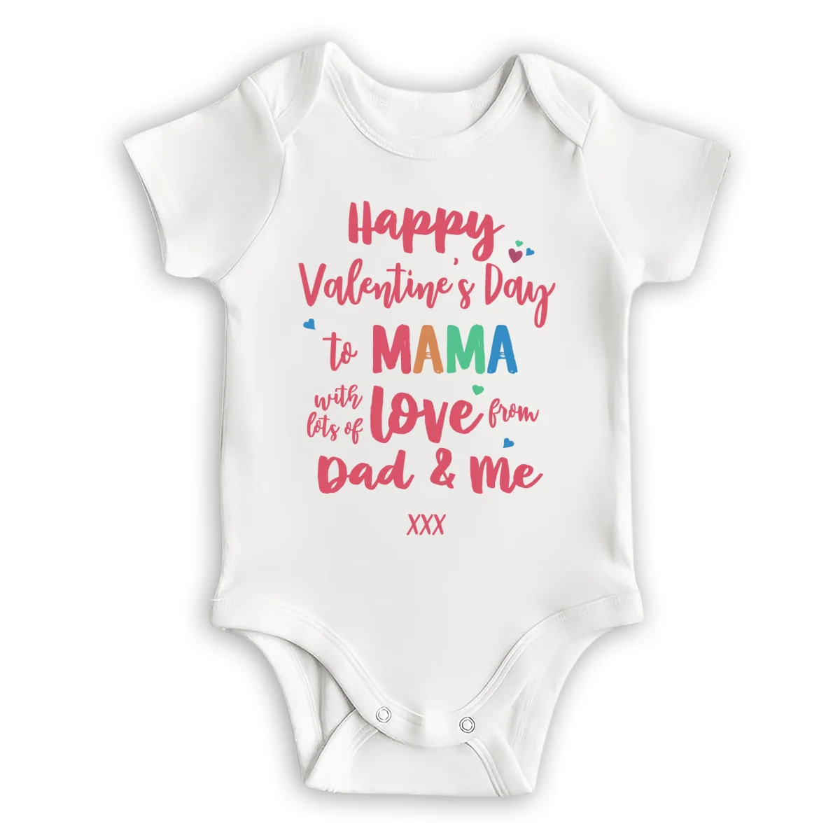 Happy Valentine's Day To The Mommy - Personalized Custom Baby Onesie - Image 5