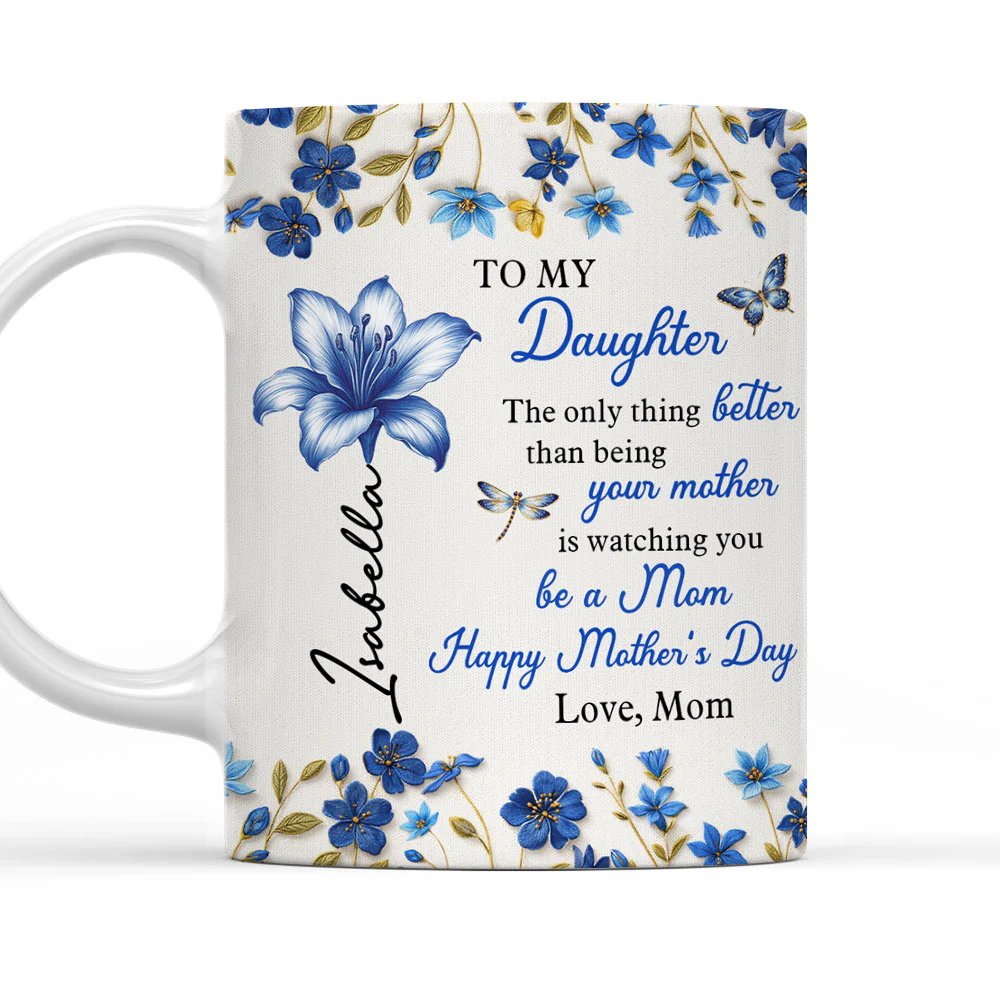 Happy Watching You Grow - Personalized Custom Coffee Mug