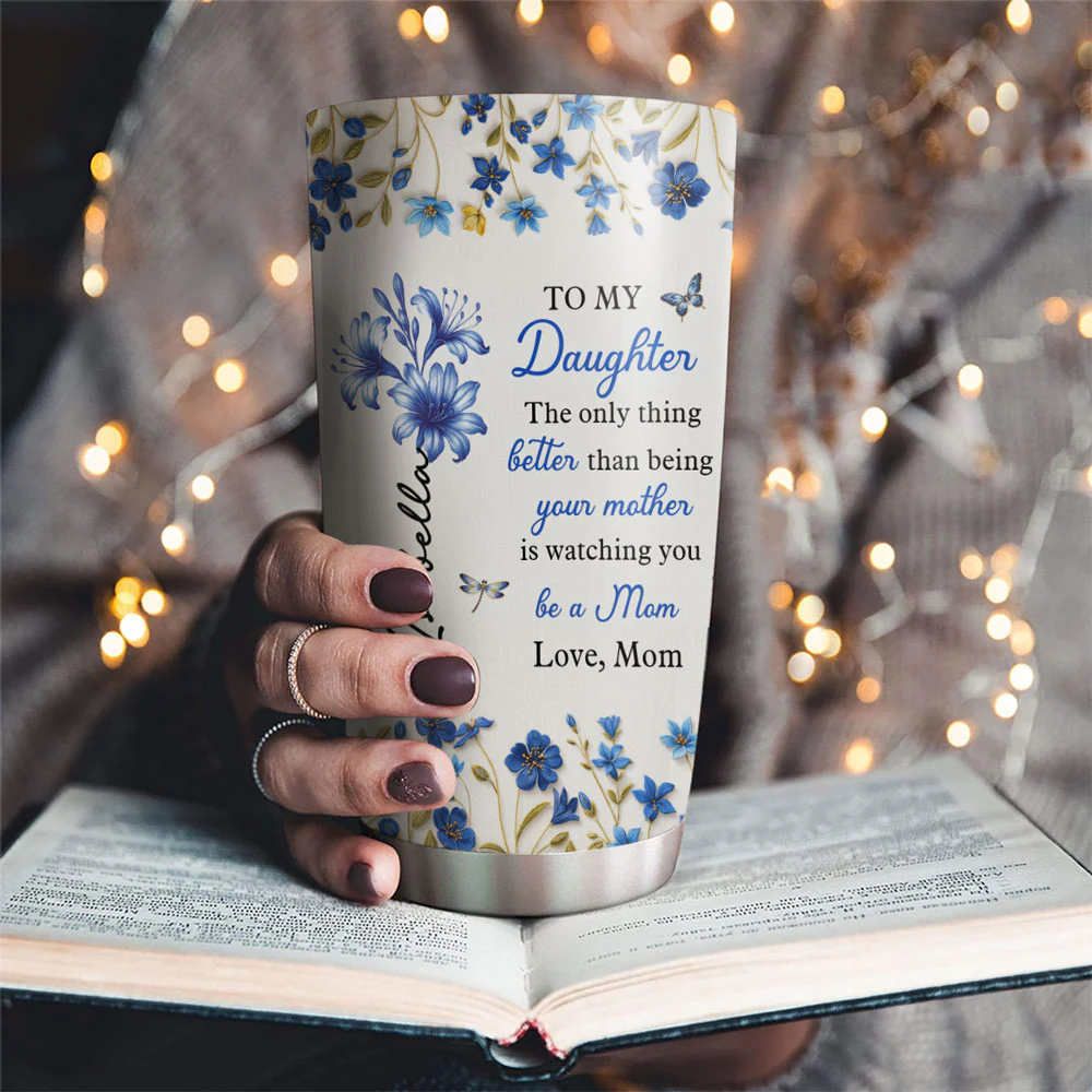 Happy Watching You Grow - Personalized Custom Tumbler - Image 2