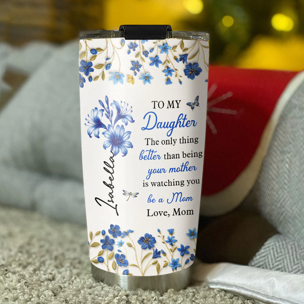 Happy Watching You Grow - Personalized Custom Tumbler - Image 4