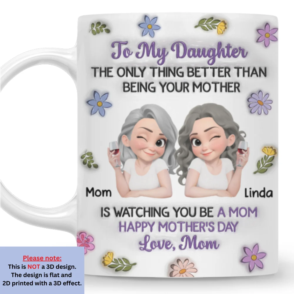 Happy Your Day - Personalized Custom 3D Inflated Effect Mug - Image 7
