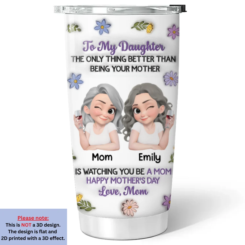 Happy Your Day - Personalized Custom 3D Inflated Effect Tumbler - Image 6