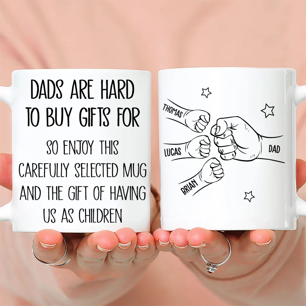 Hard To Buy Gift For - Personalized Custom Coffee Mug - Image 2