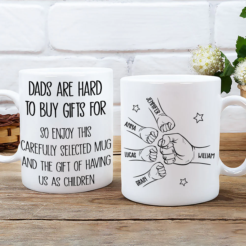 Hard To Buy Gift For - Personalized Custom Coffee Mug - Image 3