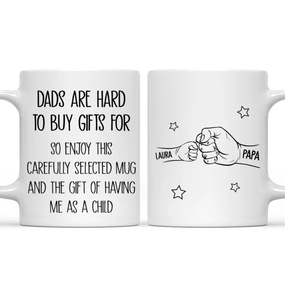 Hard To Buy Gift For - Personalized Custom Coffee Mug - Image 7