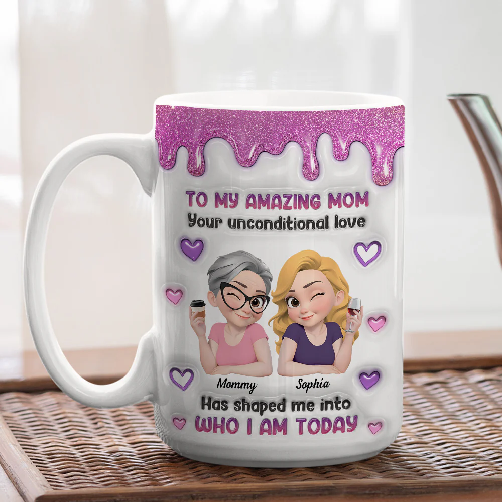 Has Shaped Me - Personalized Custom 3D Inflated Effect Mug - Image 3