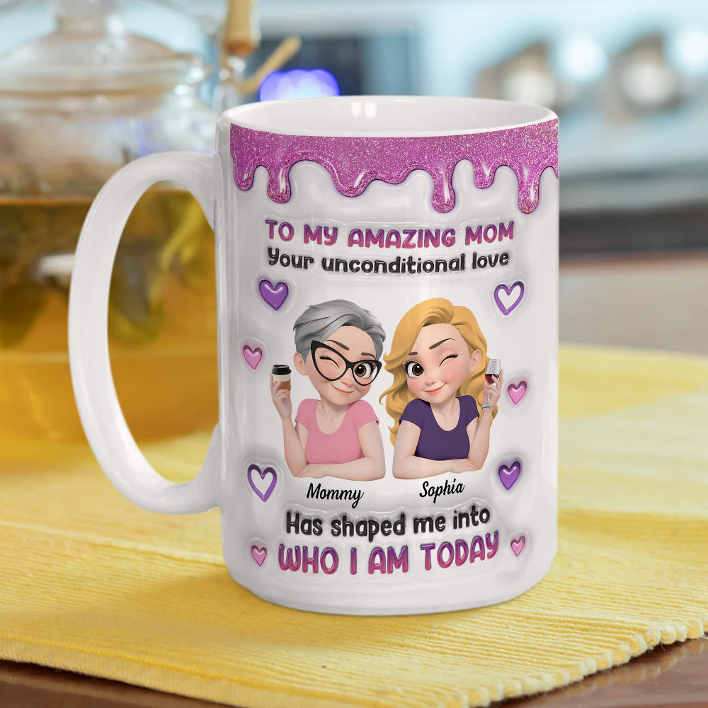 Has Shaped Me - Personalized Custom 3D Inflated Effect Mug - Image 4