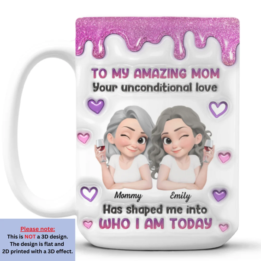 Has Shaped Me - Personalized Custom 3D Inflated Effect Mug - Image 7