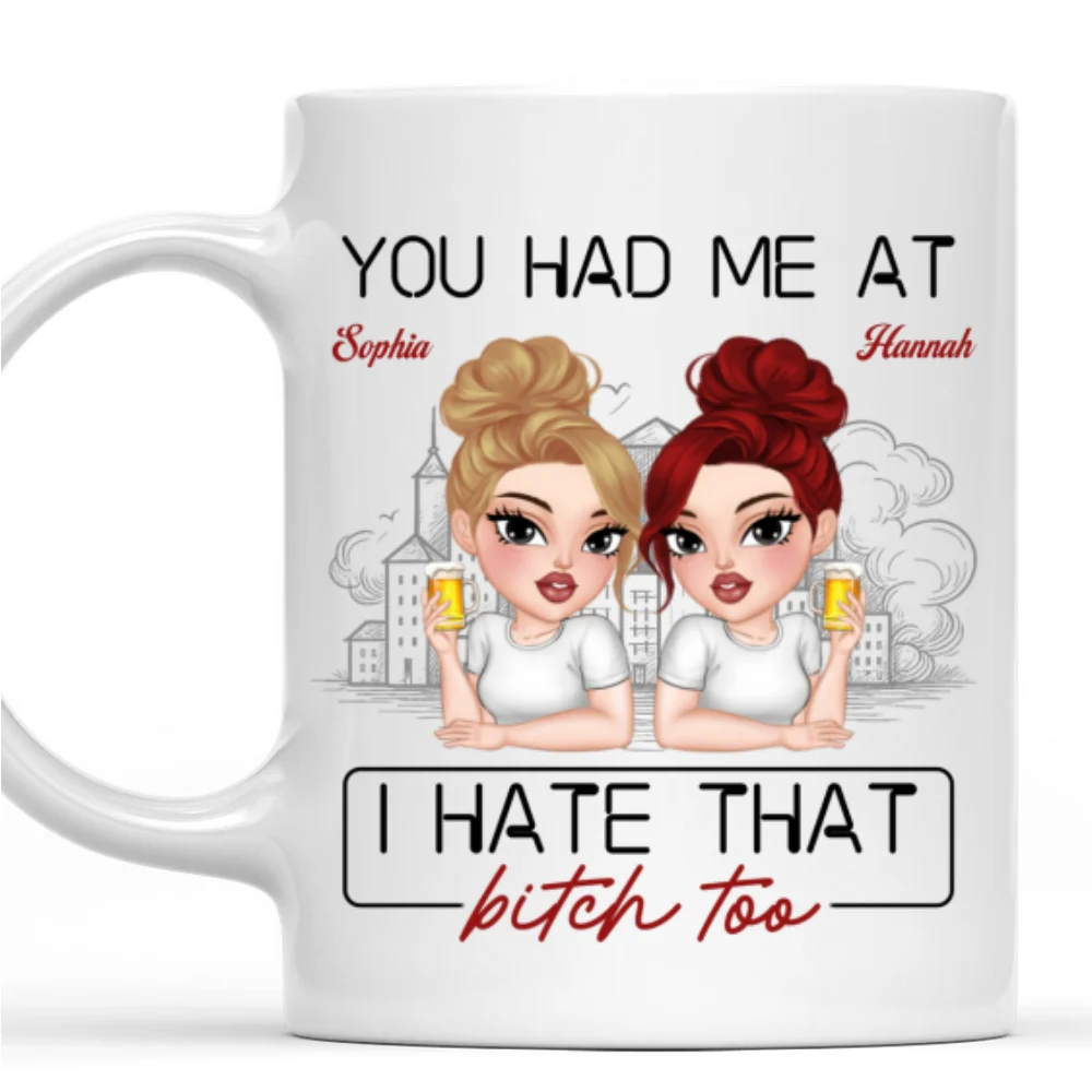Haters Make The Best Friends - Personalized Custom Coffee Mug - Image 6