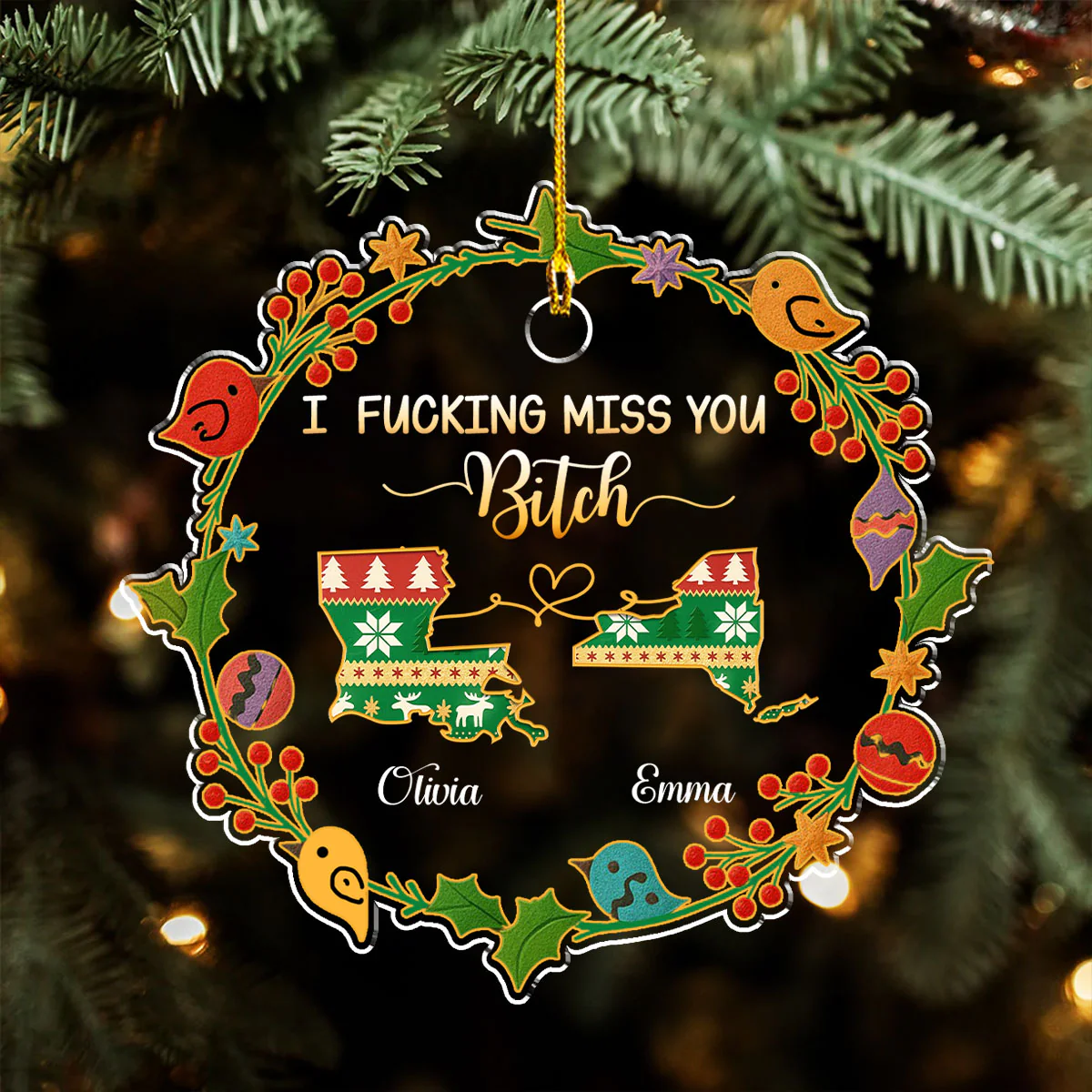 Have A Merry Christmas  - Personalized Custom Acrylic Ornament