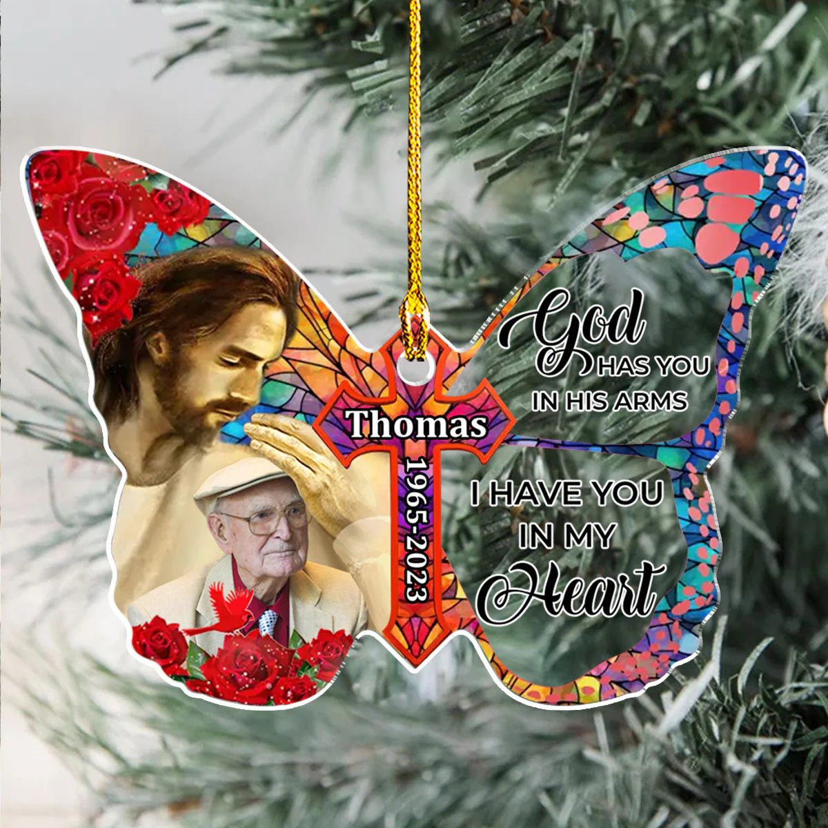 Have You In My Heart - Personalized Custom Acrylic Ornament - Image 3