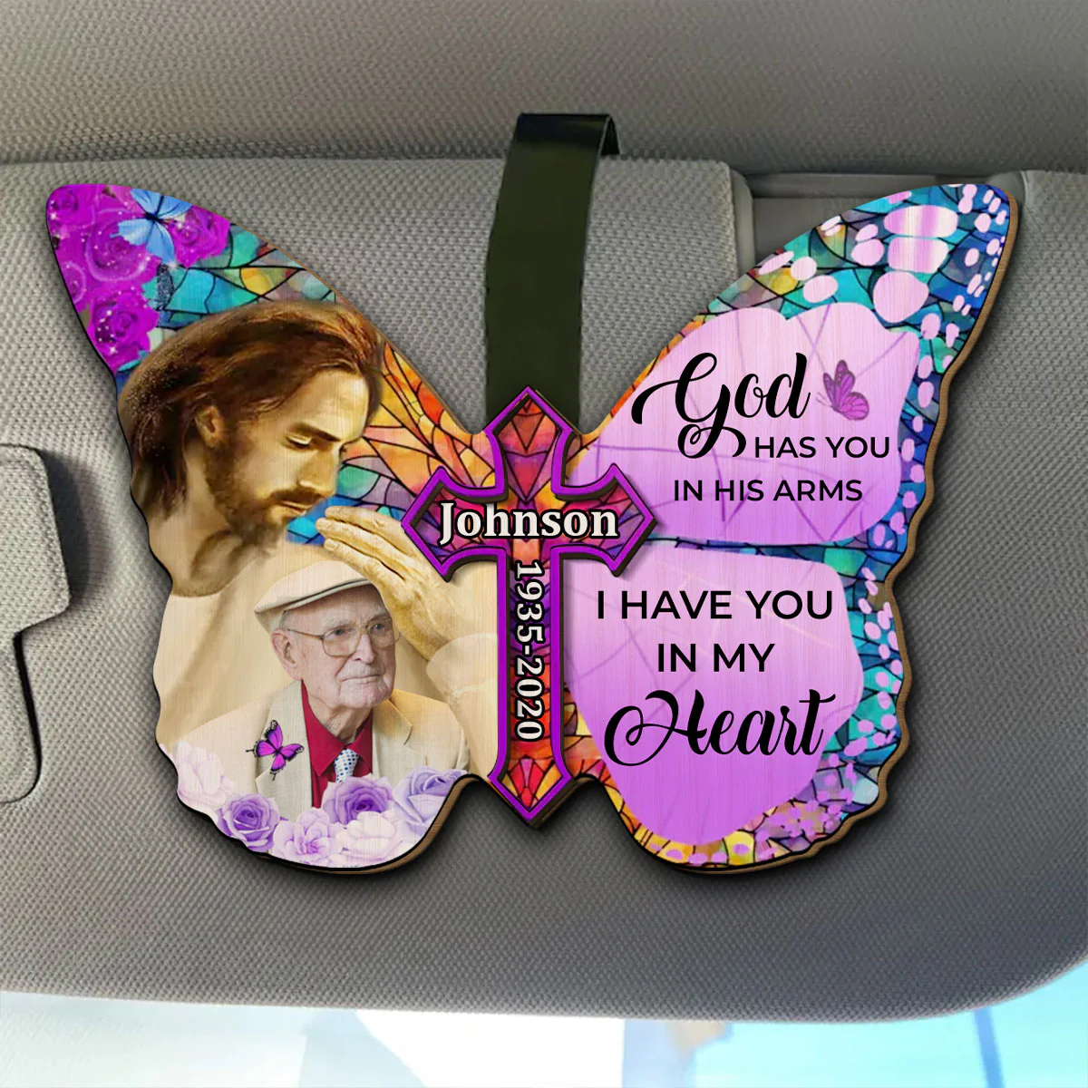 Have You In My Heart - Personalized Custom Car Visor Clip - Image 4