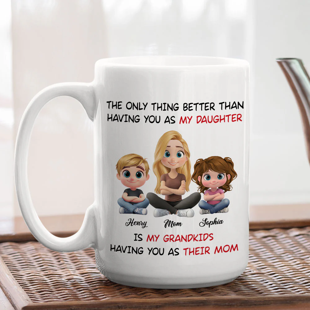 Having You As My Daughter - Personalized Custom Coffee Mug - Image 5