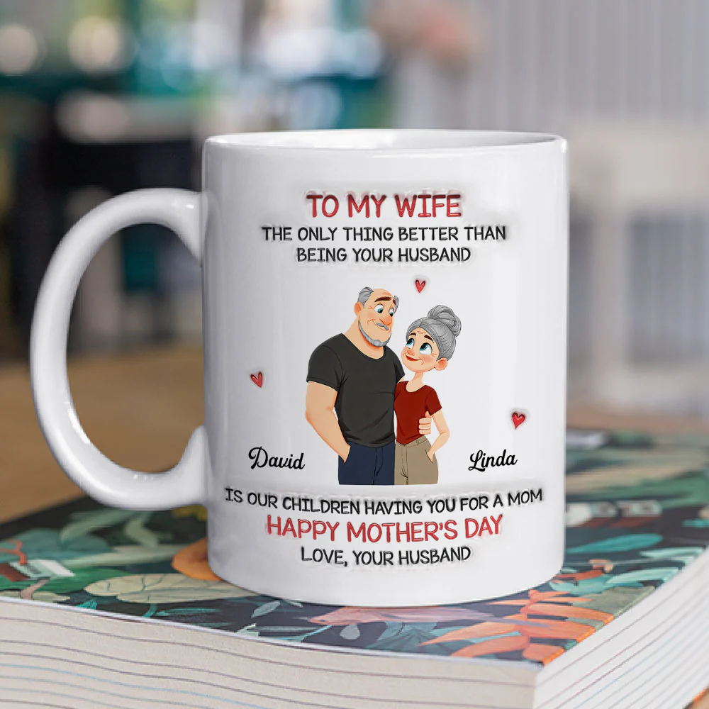 Having You As My Wife - Personalized Custom 3D Inflated Effect Mug - Image 2