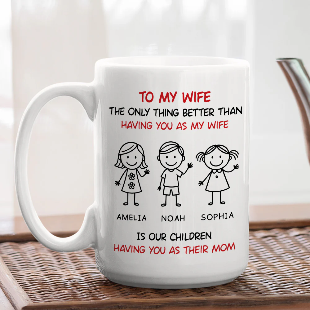 Having You As My Wife - Personalized Custom Coffee Mug - Image 4