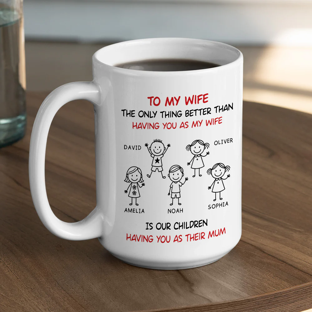 Having You As My Wife - Personalized Custom Coffee Mug - Image 5