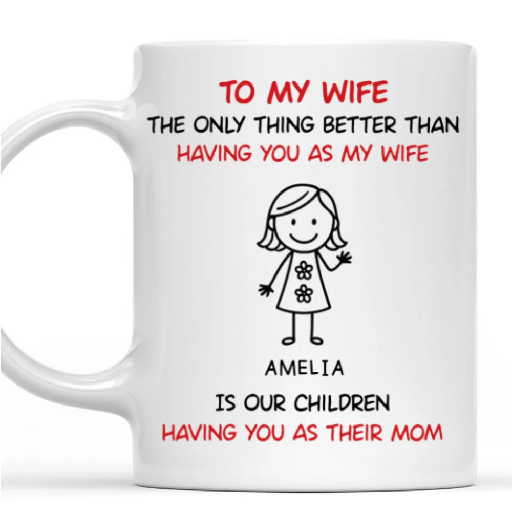 Having You As My Wife - Personalized Custom Coffee Mug - Image 7