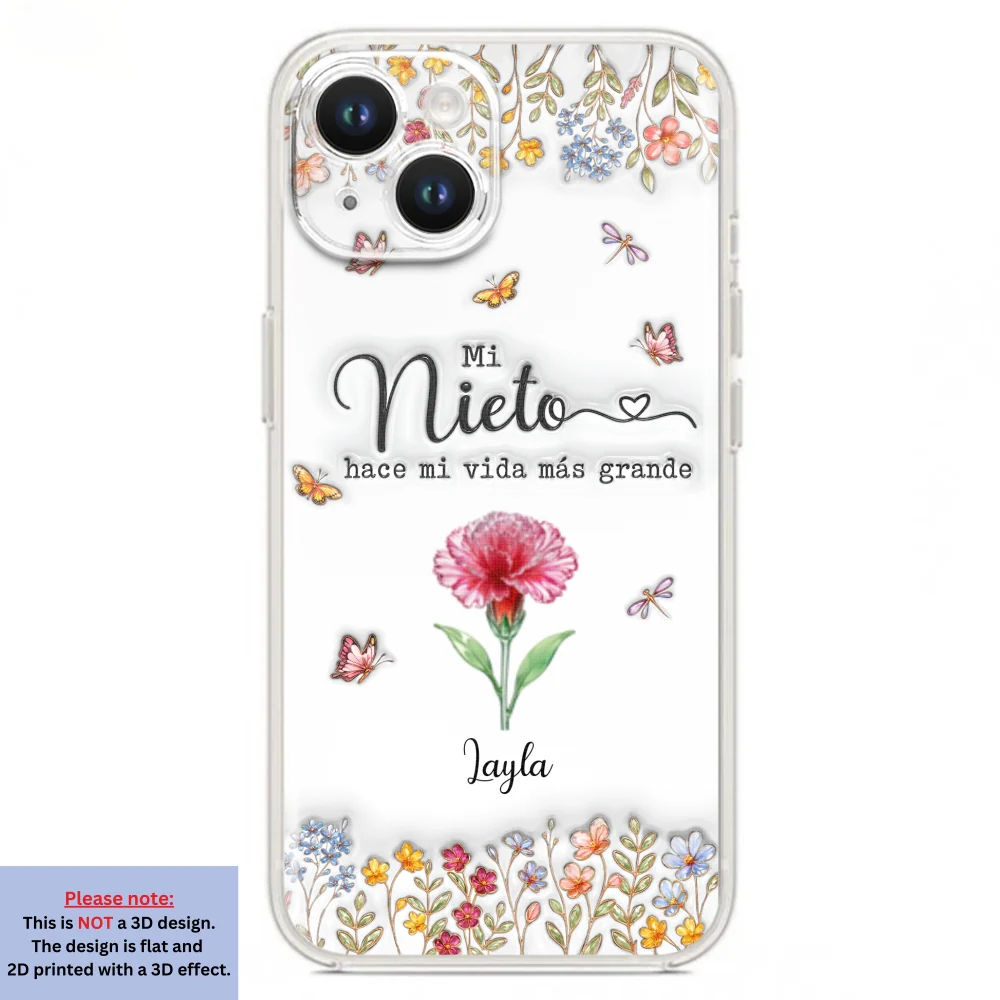 Haz la vida más GRANDE con NIÑOS adorables - Funda de móvil personalizada con efecto inflado 3D - Image 16