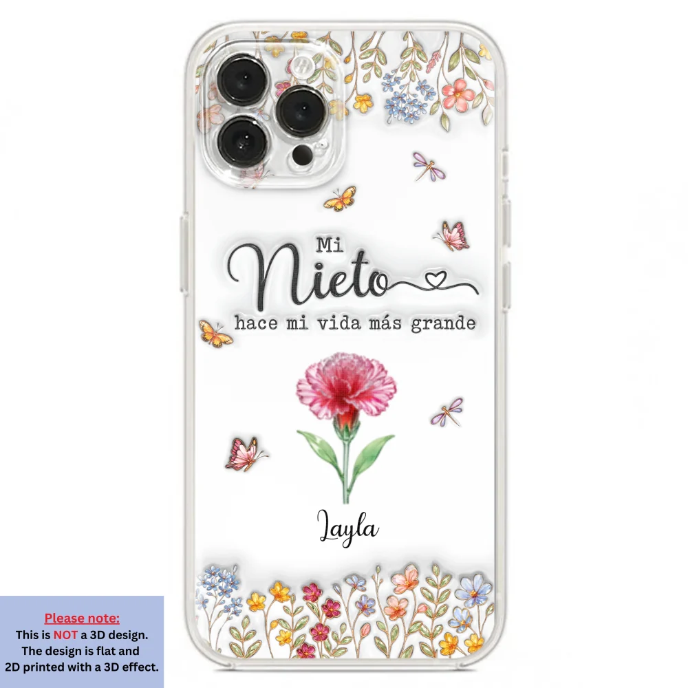 Haz la vida más GRANDE con NIÑOS adorables - Funda de móvil personalizada con efecto inflado 3D - Image 18