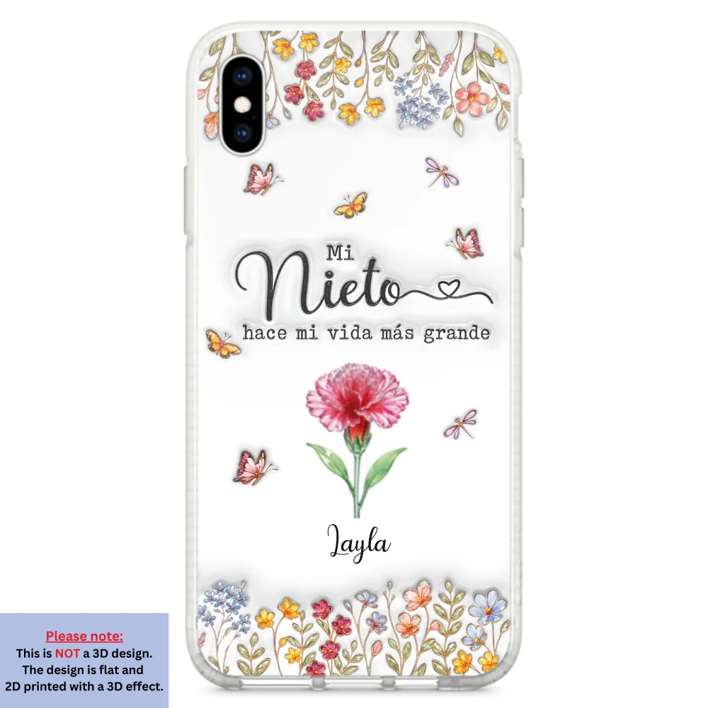 Haz la vida más GRANDE con NIÑOS adorables - Funda de móvil personalizada con efecto inflado 3D - Image 23