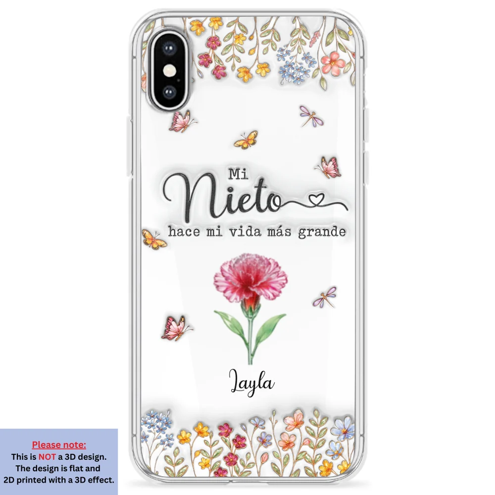 Haz la vida más GRANDE con NIÑOS adorables - Funda de móvil personalizada con efecto inflado 3D - Image 24