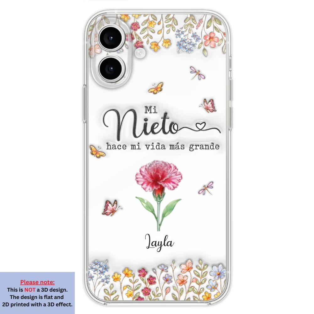 Haz la vida más GRANDE con NIÑOS adorables - Funda de móvil personalizada con efecto inflado 3D - Image 25