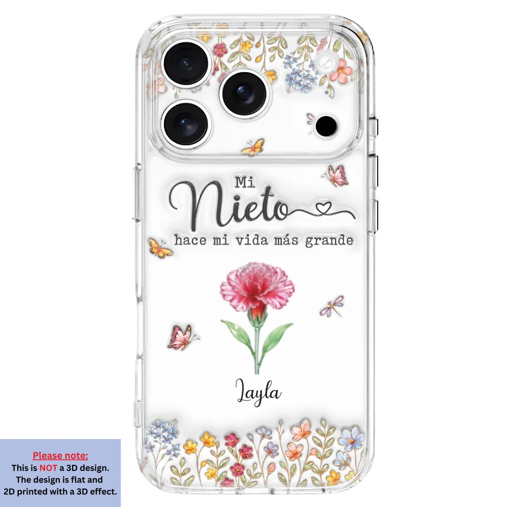Haz la vida más GRANDE con NIÑOS adorables - Funda de móvil personalizada con efecto inflado 3D - Image 30